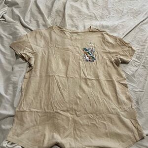 Old Navy Tan Graphic Tee pride designed size large unisex